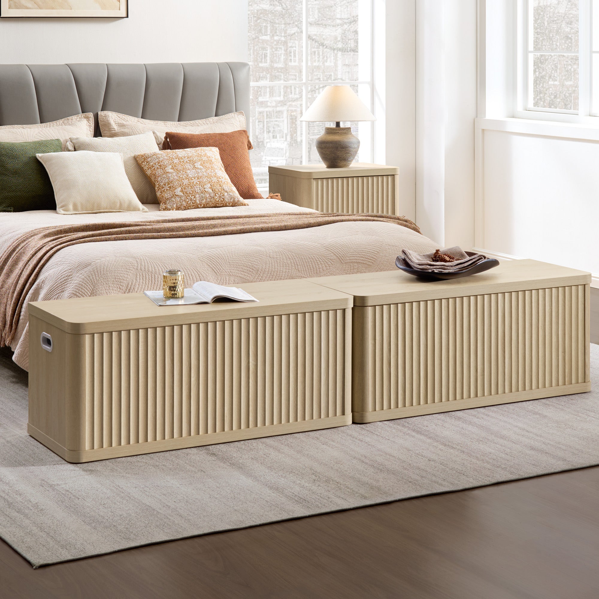 Cas Flip-Top Shoe Bench Entryway