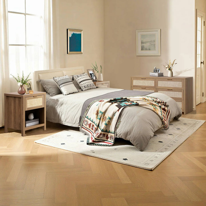 Savanna Dresser and Nightstands Bedroom Set