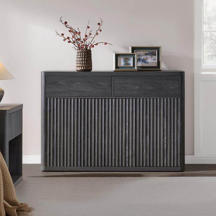 Cas Sideboard Cabinet, Fluted Style