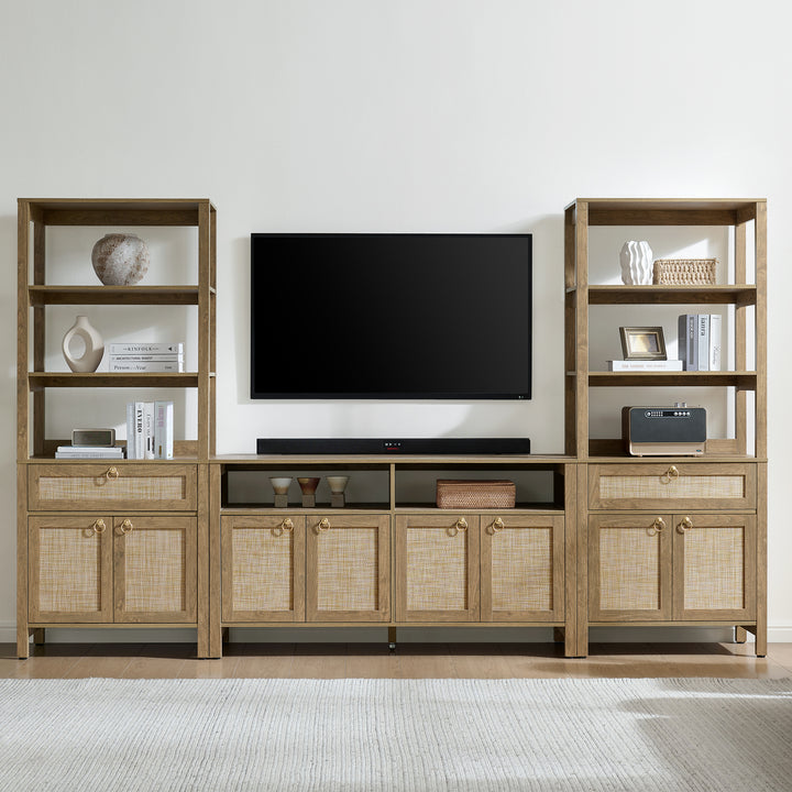 Terra Bookshelf With Drawer and Doors