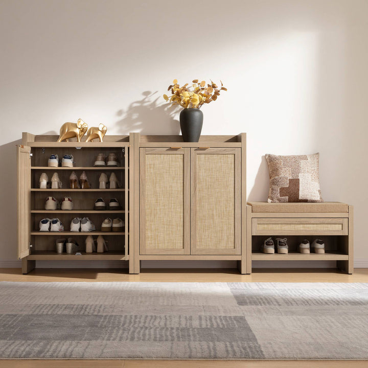 Savanna Shoe Cabinet, 24 Pairs Shoes