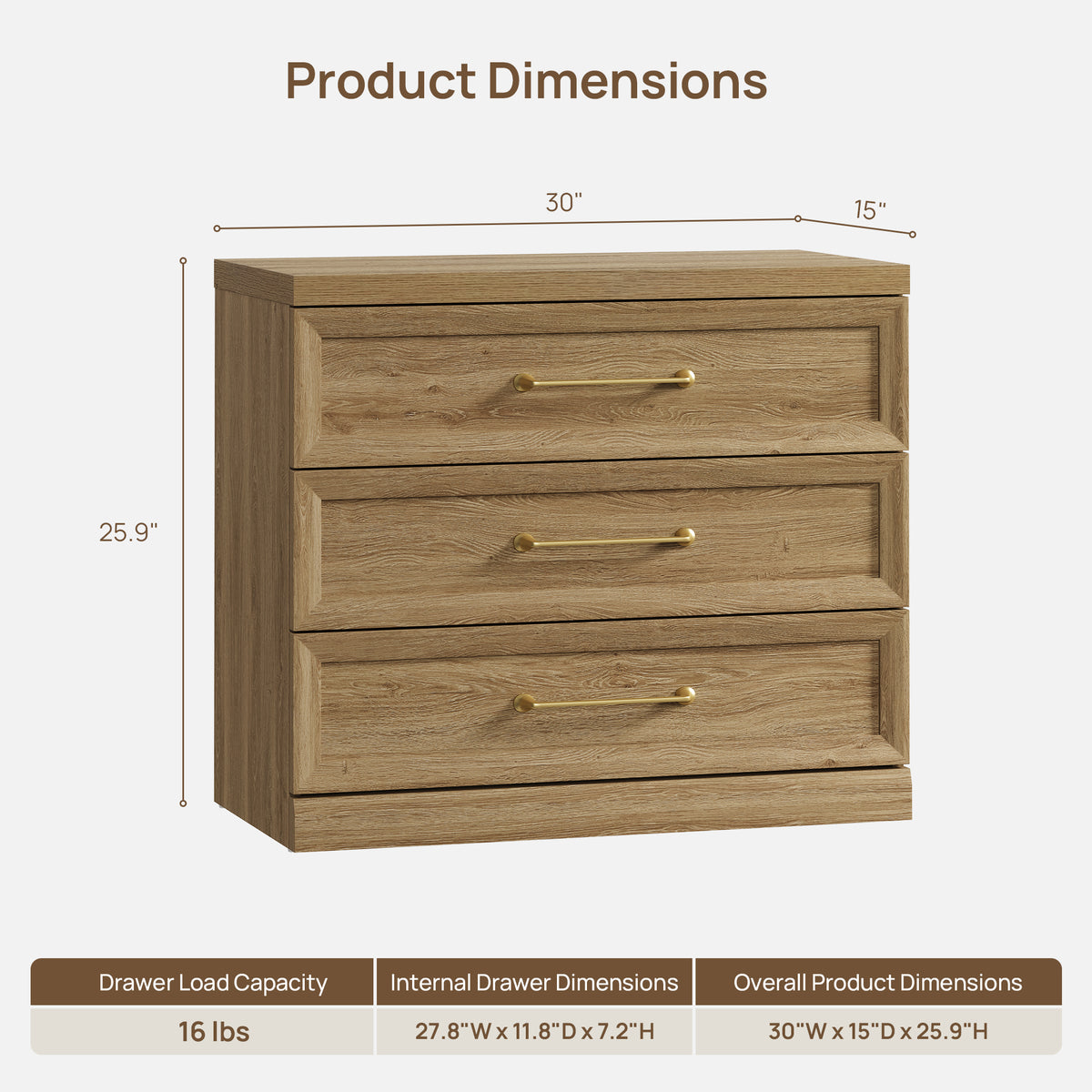 Helio 7-Drawer Dresser and 3-Drawer Nightstands Set
