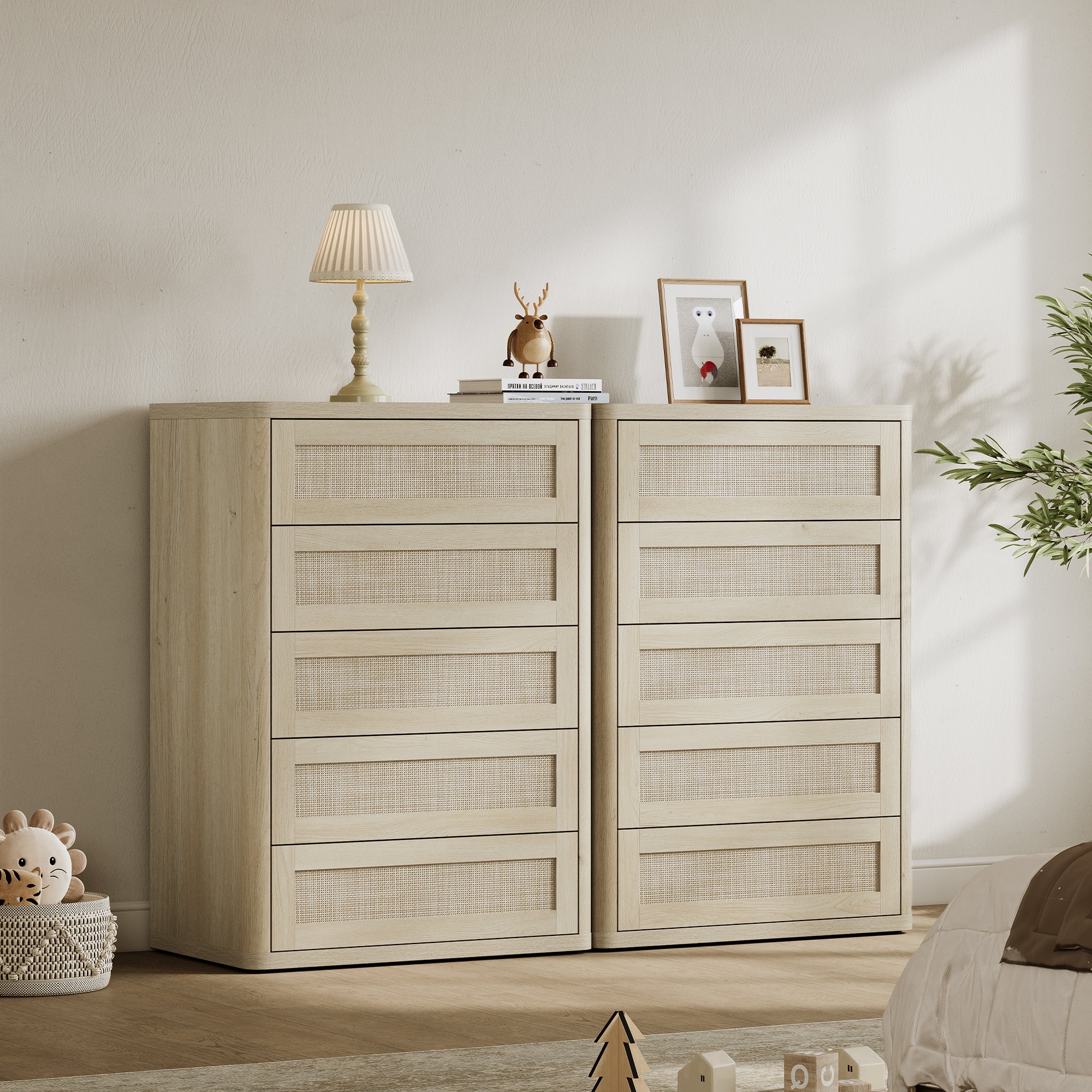 Zura Modern Dresser with 5 Drawers