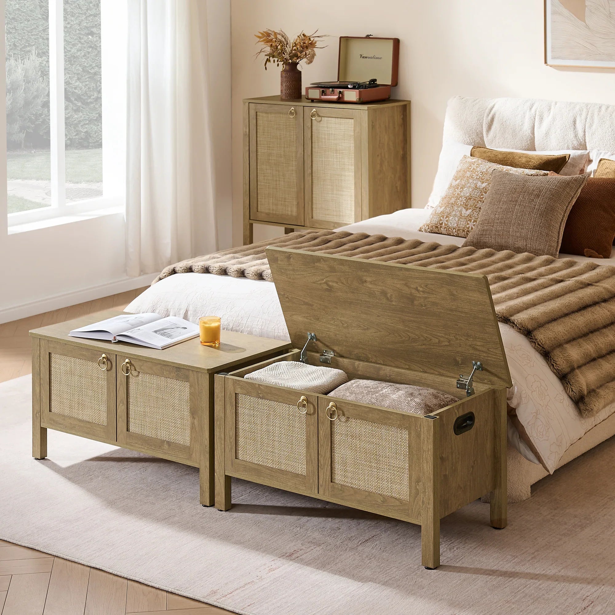 Terra Rattan Shoe Bench