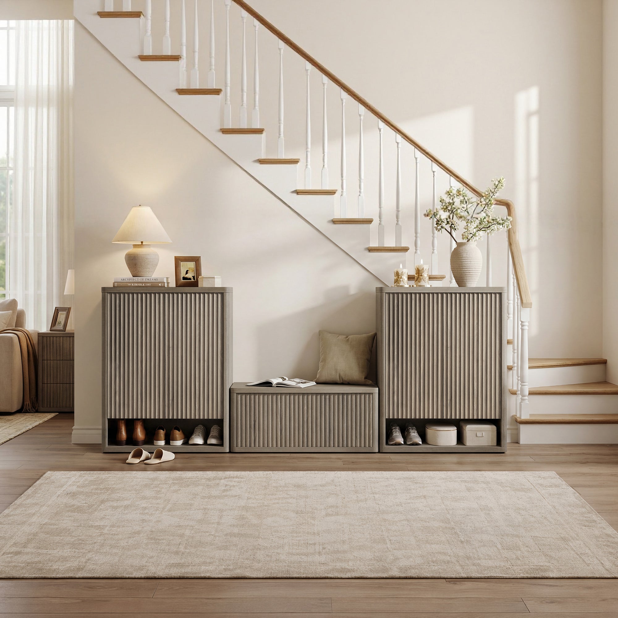 Cas 2-Door Shoe Cabinet, 20 Pairs
