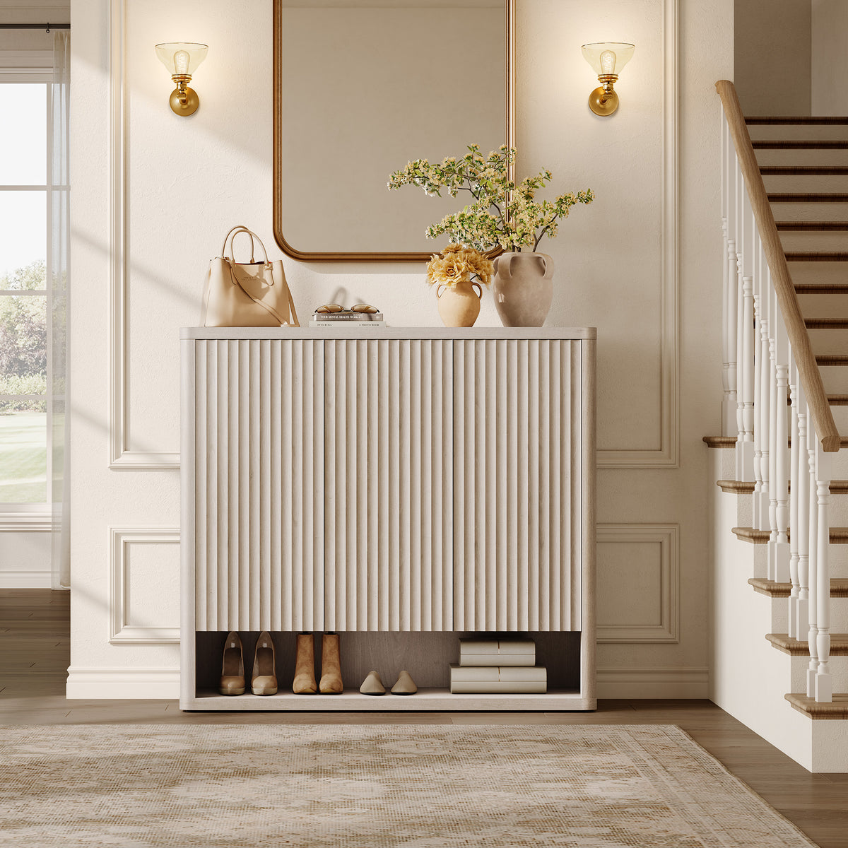 Cas Shoe Storage Cabinet with Doors