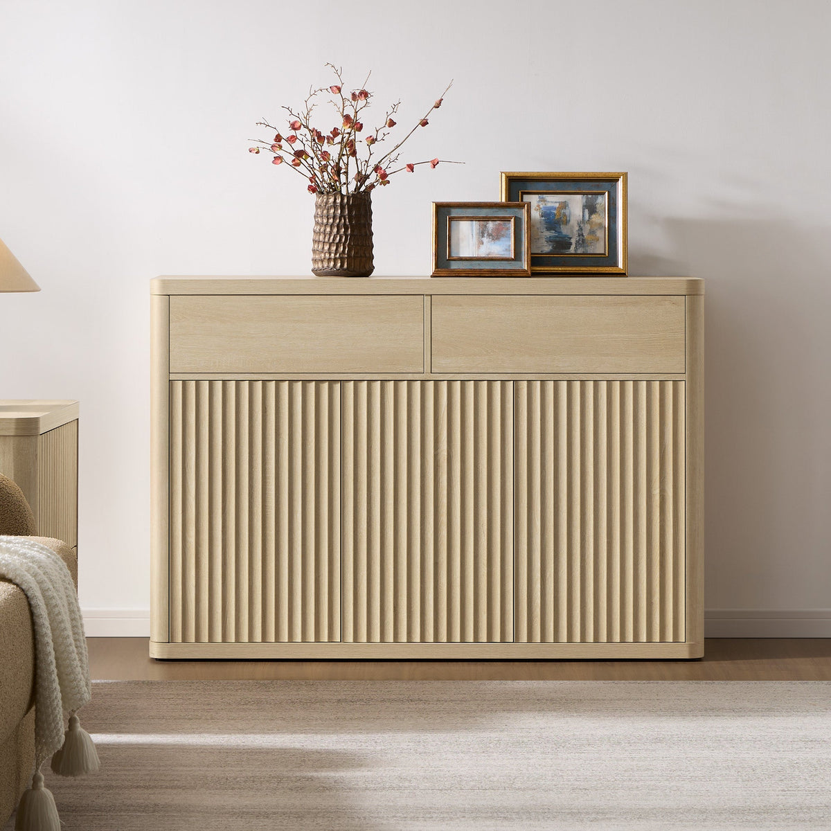 Cas Sideboard With 3 Doors And 2 Drawers, Set of 2