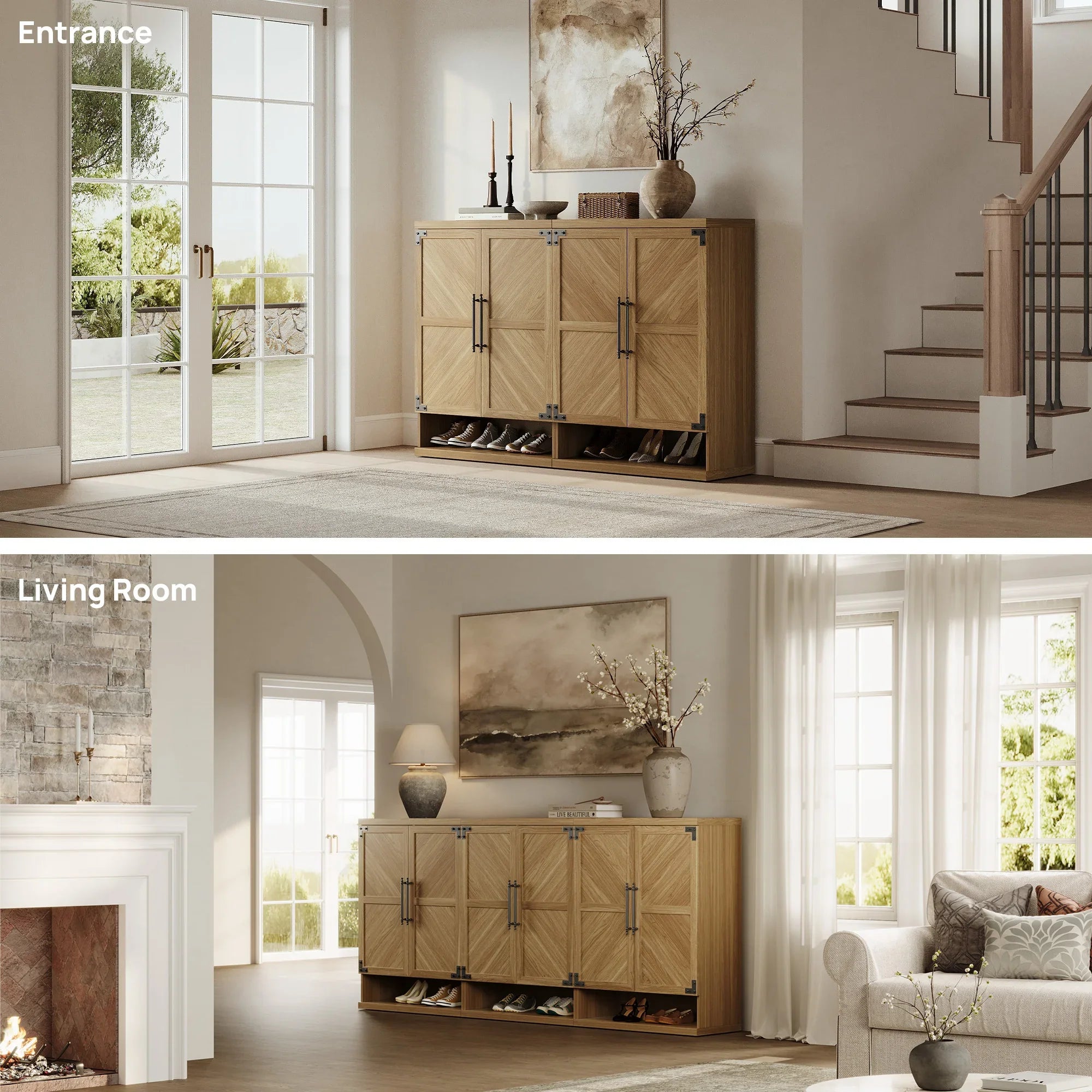 Willow Shoe Cabinet with 2 Doors