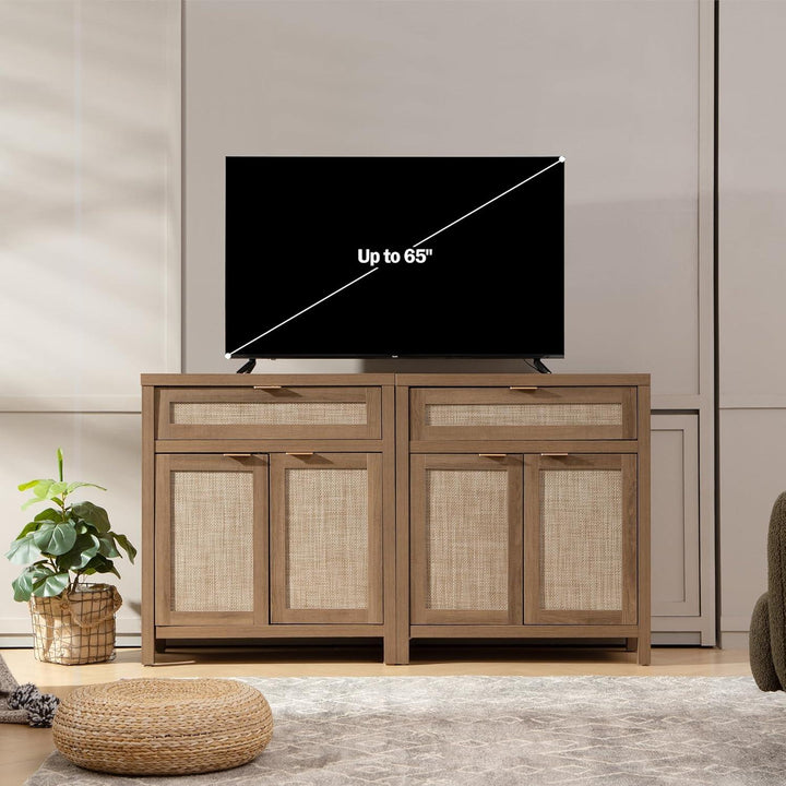 Savanna Black Sideboard Cabinet with Drawers
