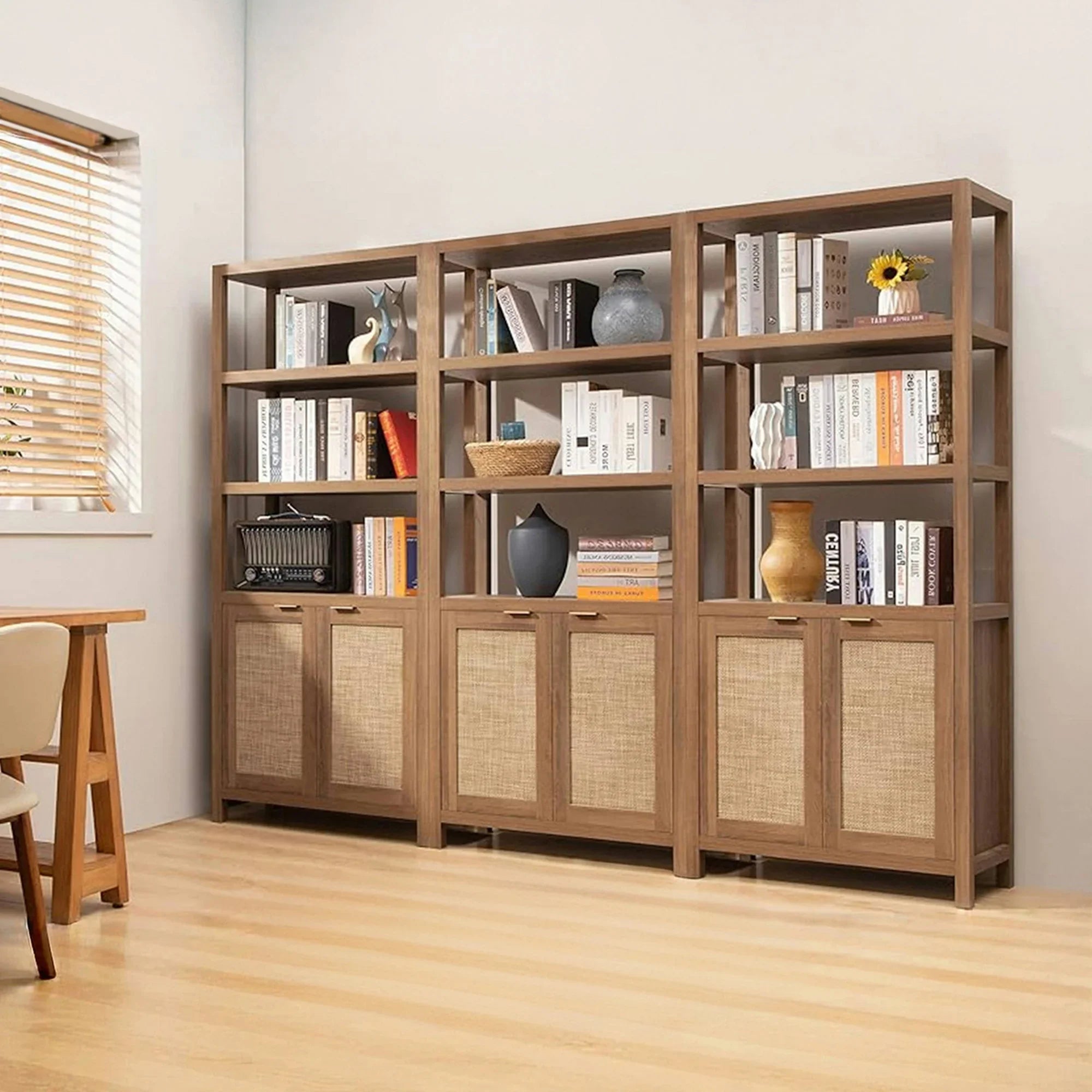 Savanna Rattan Bookshelf