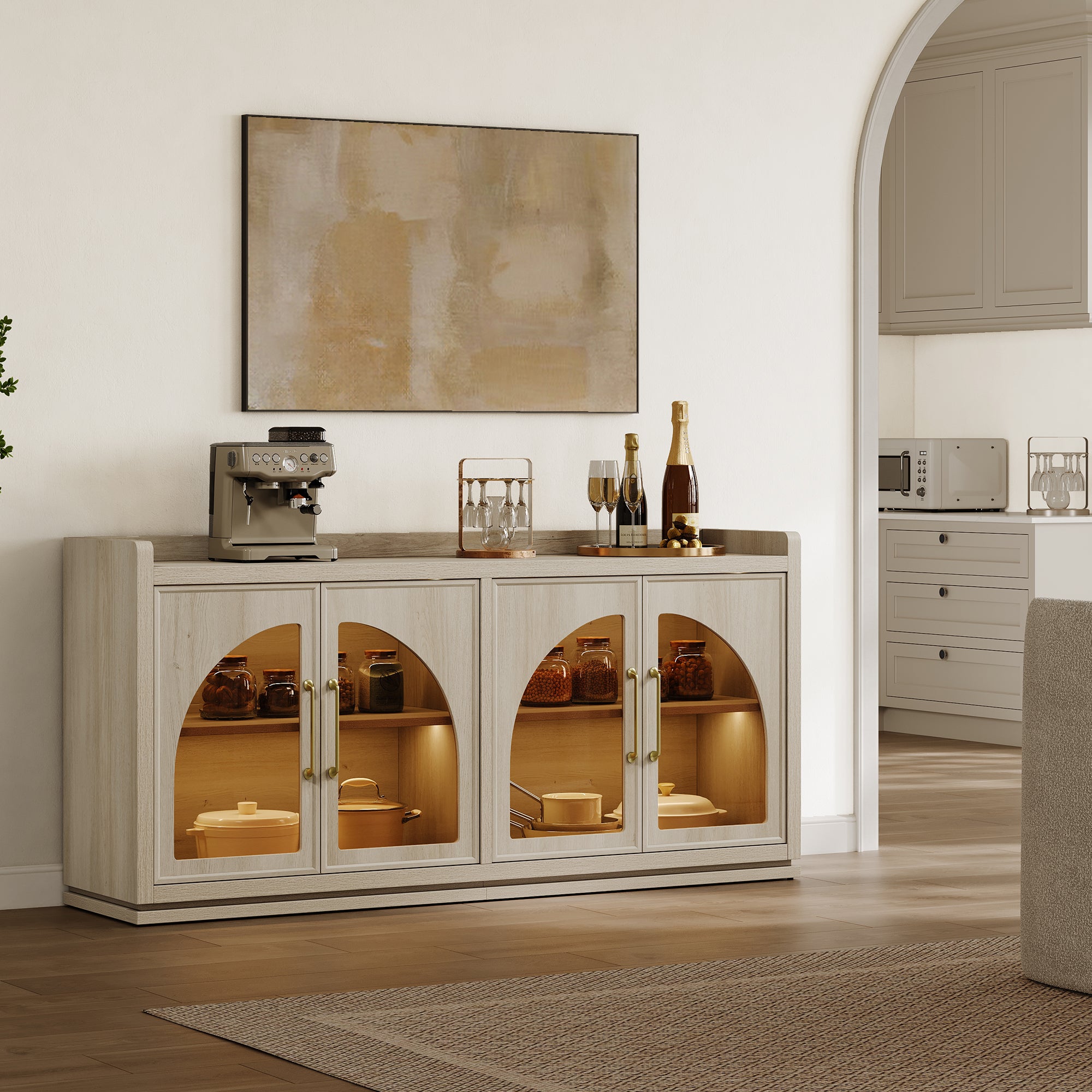 Helio Sideboard with Glass Doors