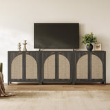 Savanna Buffet Cabinet, 2 Arched Doors,  Set of 3
