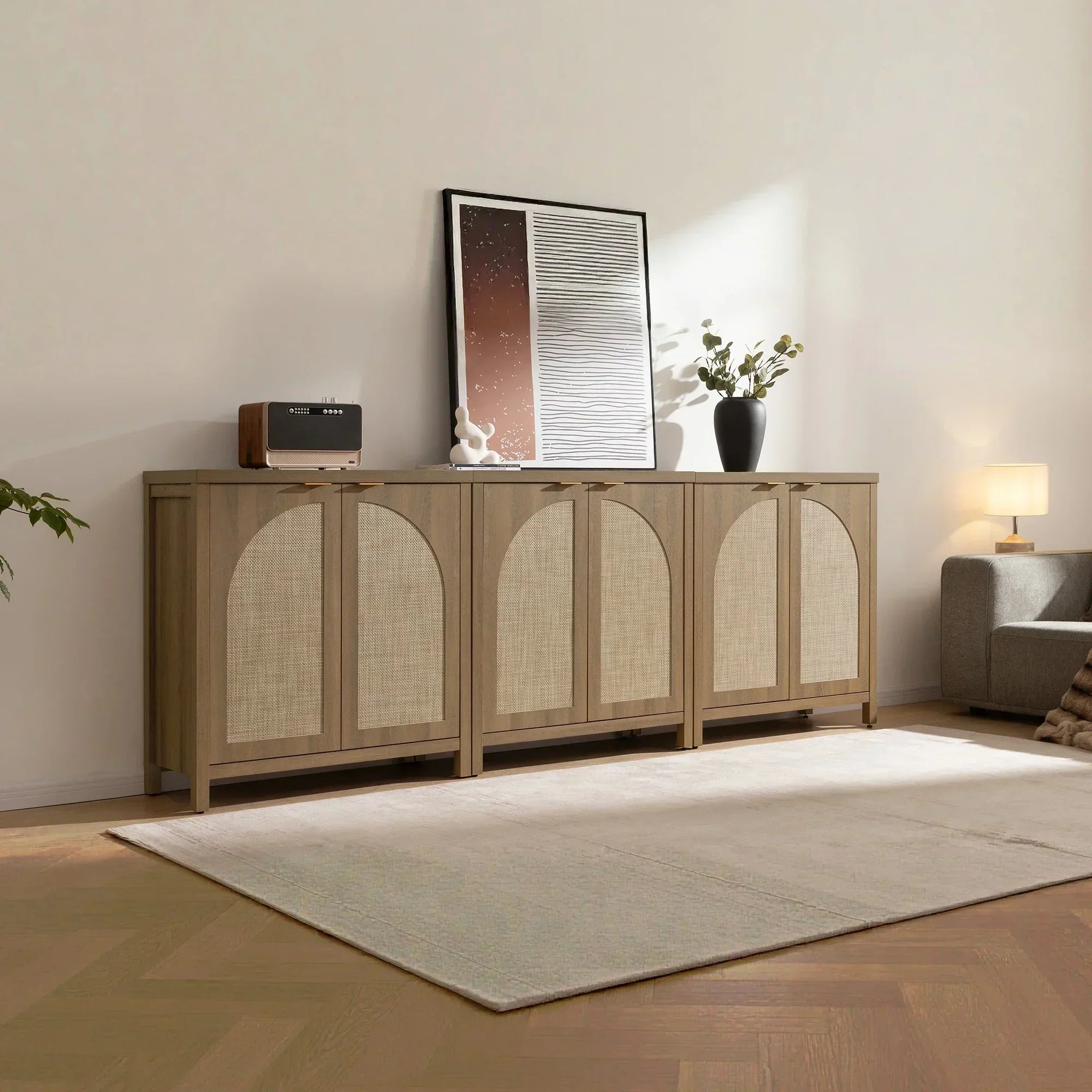 Savanna Cabinet with Arched Doors