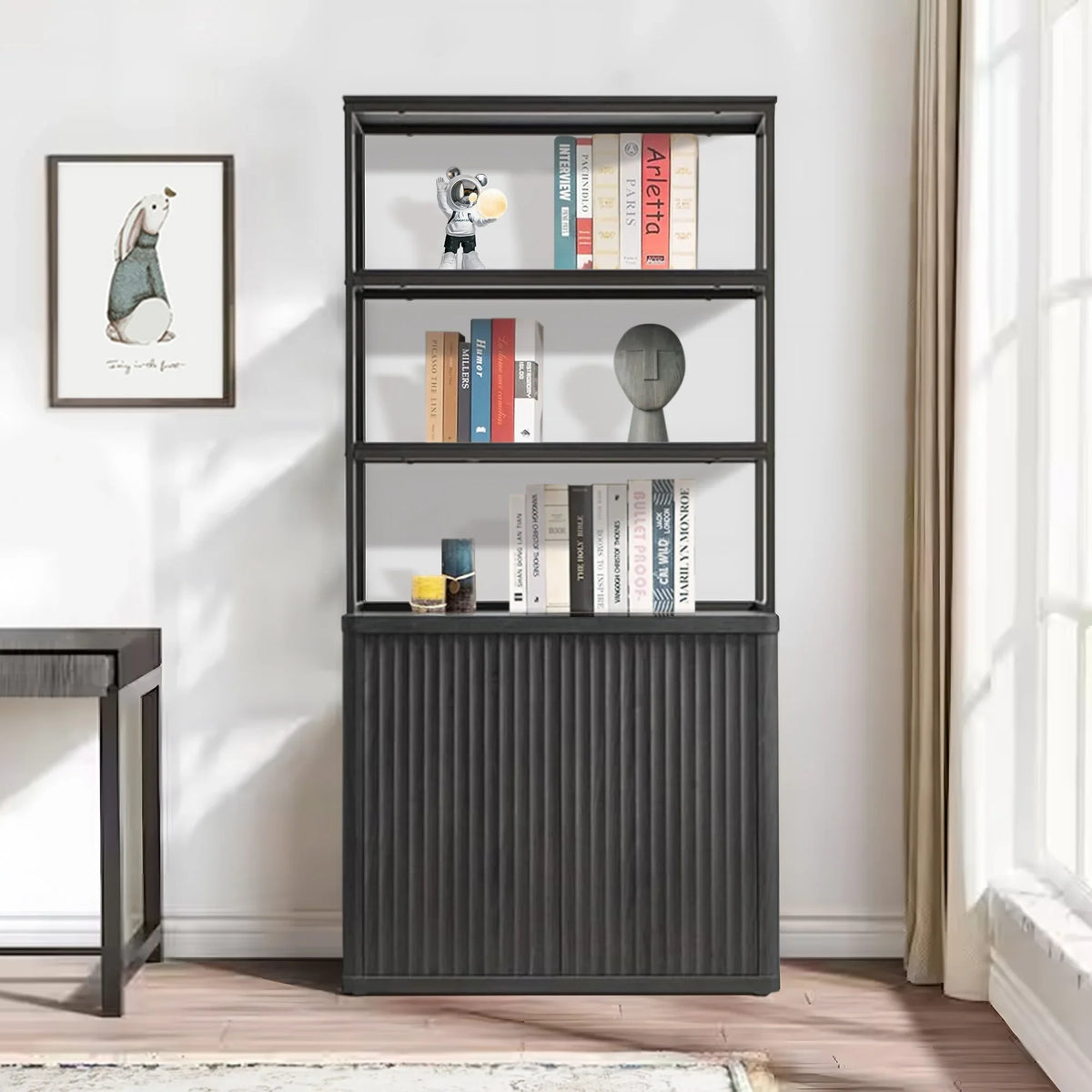 Cas Book Shelf with Storage