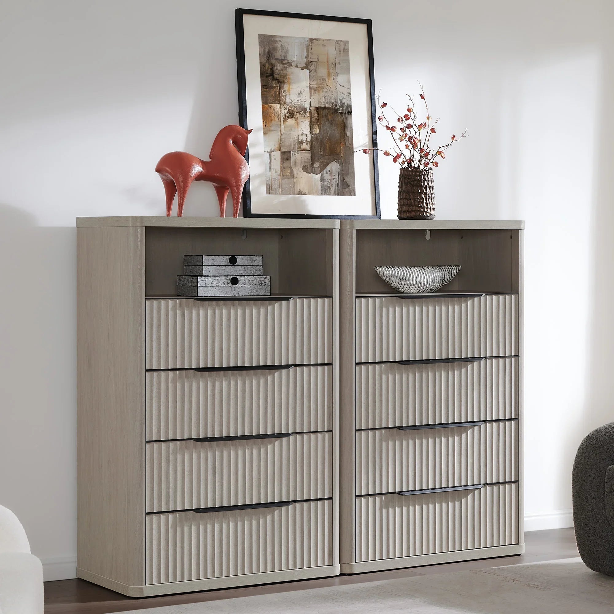 Cas Vertical 4 Drawers Dresser