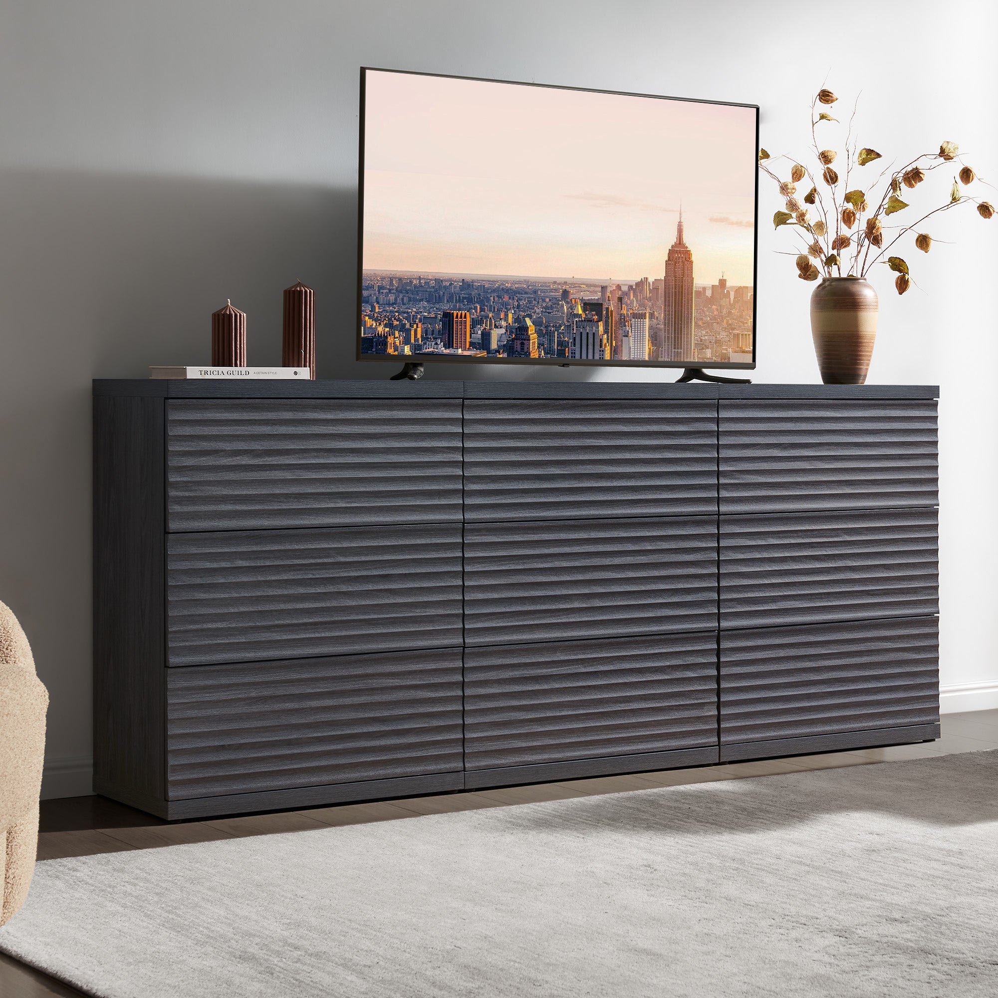 Stria Modular TV Stand with Drawers up to 85 Inch TV