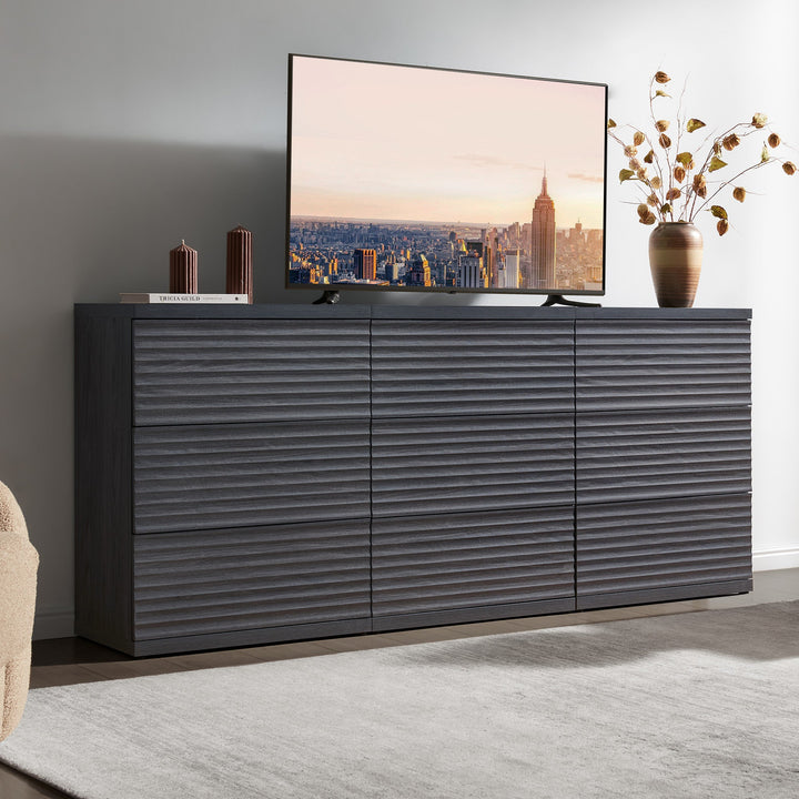 Stria Sectional TV Stand, up to 85 Inch TV, Set of 3
