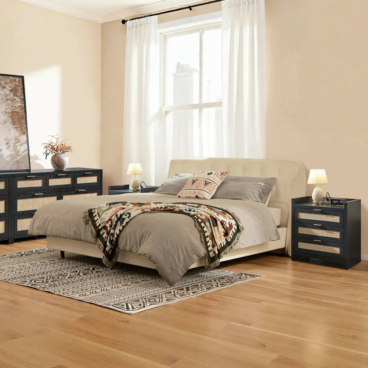 Savanna 7 Drawers Dresser and Nightstand Set