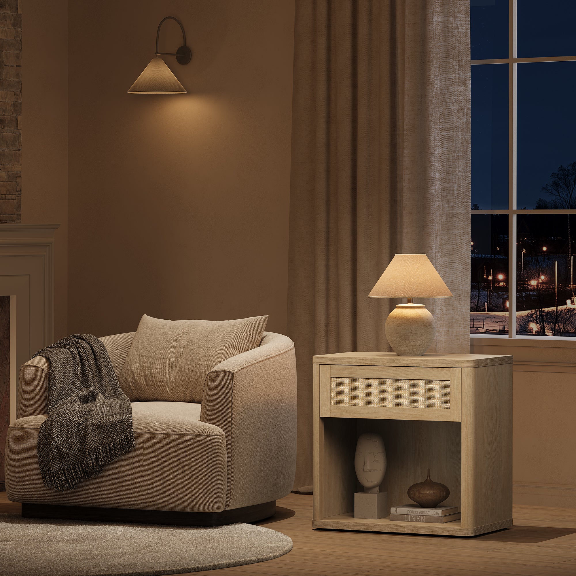 Zura 6-Drawer Dresser and Nightstand Set