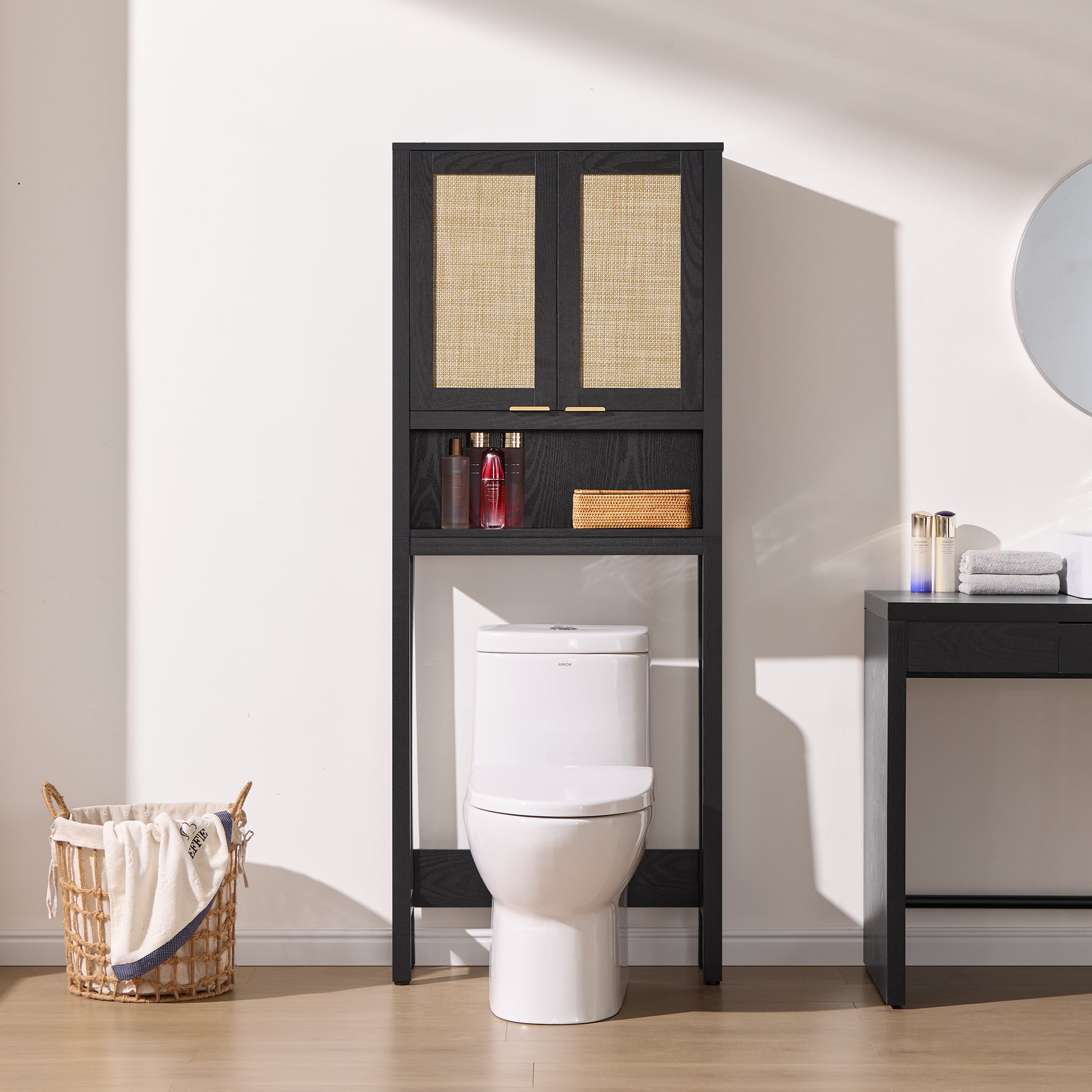 Savanna Over-the-Toilet Space Saver, Large Storage