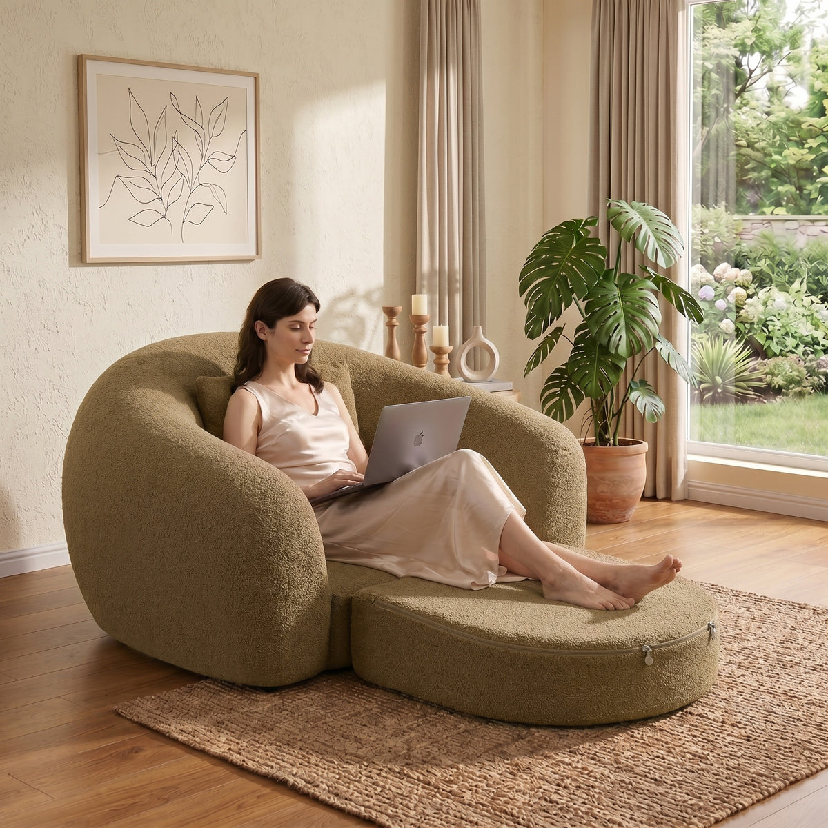 Nimbus White Sofa Couch
