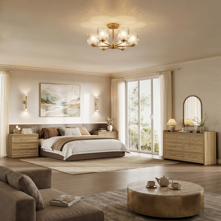 Helio Large Storage Bedroom Sets, Modern Design