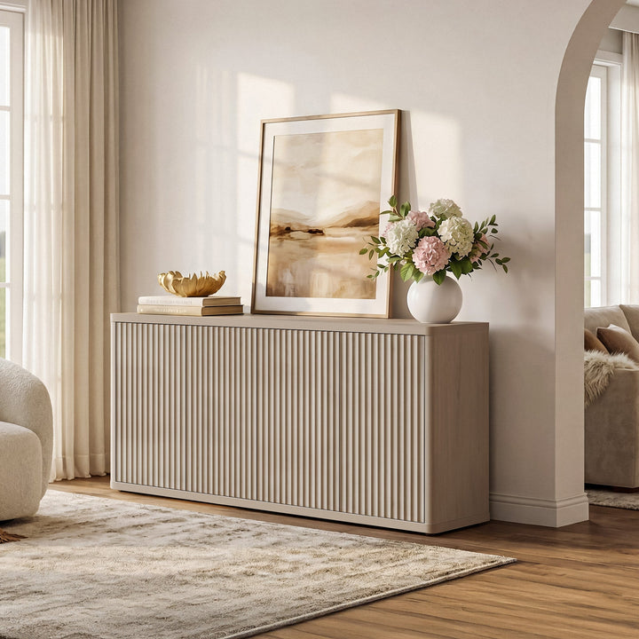 Cas 61'' Wide TV Stand with 4 Doors
