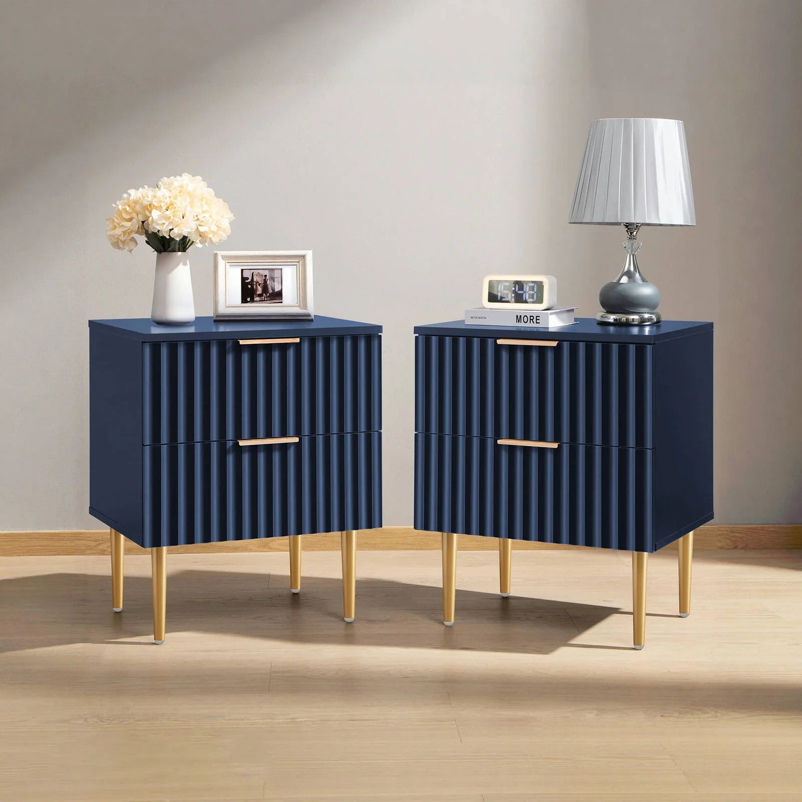 Opus Nightstand with Drawers