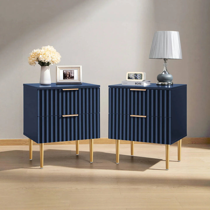 Opus Nightstand with Drawers
