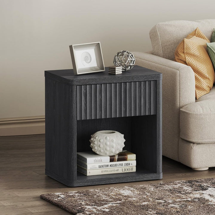 Cas Night Stand with Storage, Set of 2