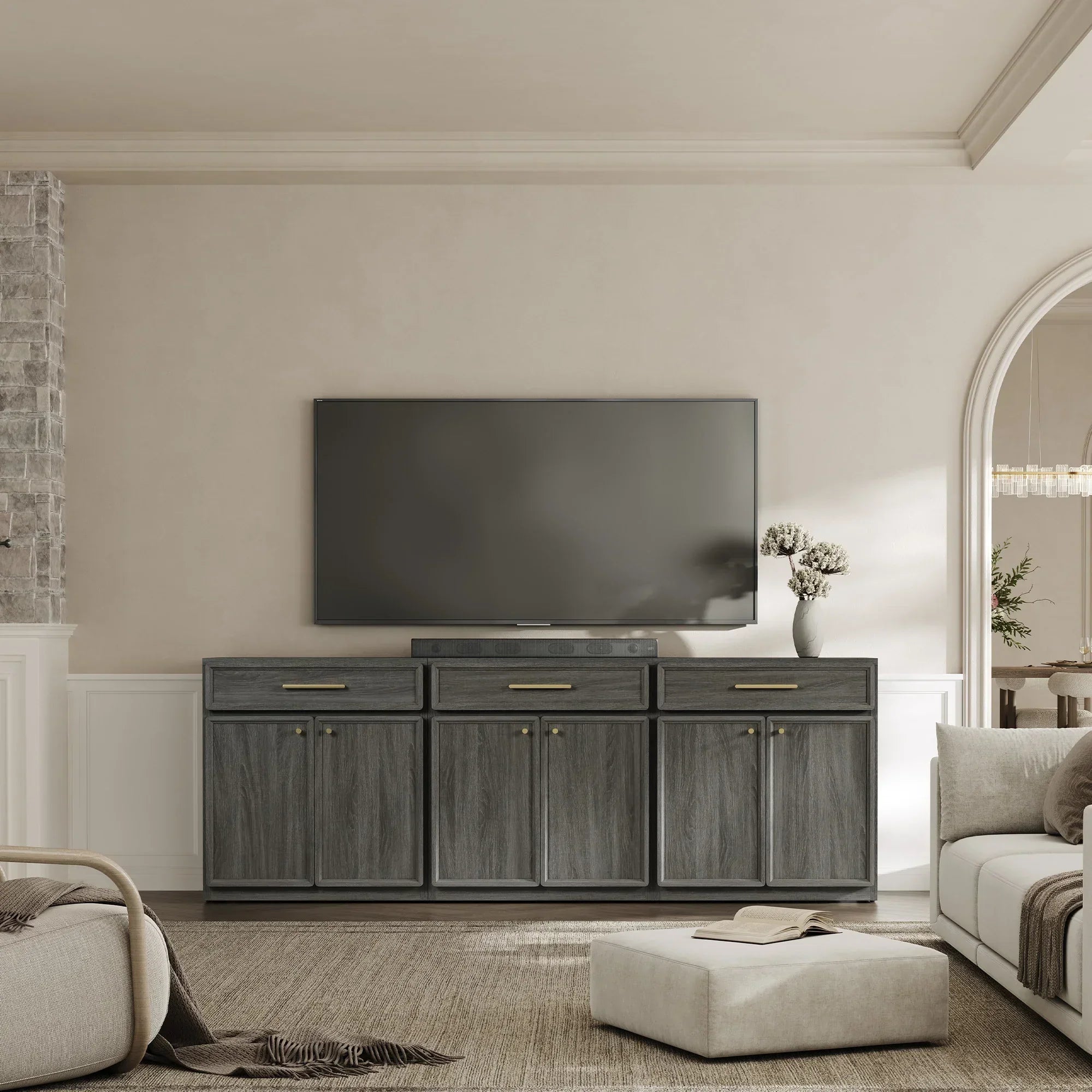 Crescent Sideboard Buffet Cabinet