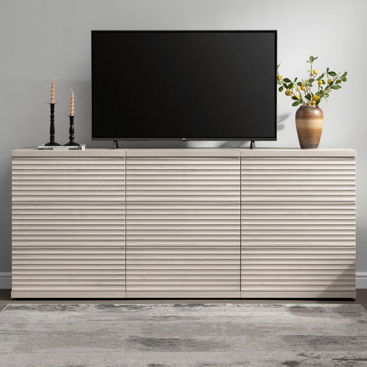 Stria Sideboard with 3 Drawers