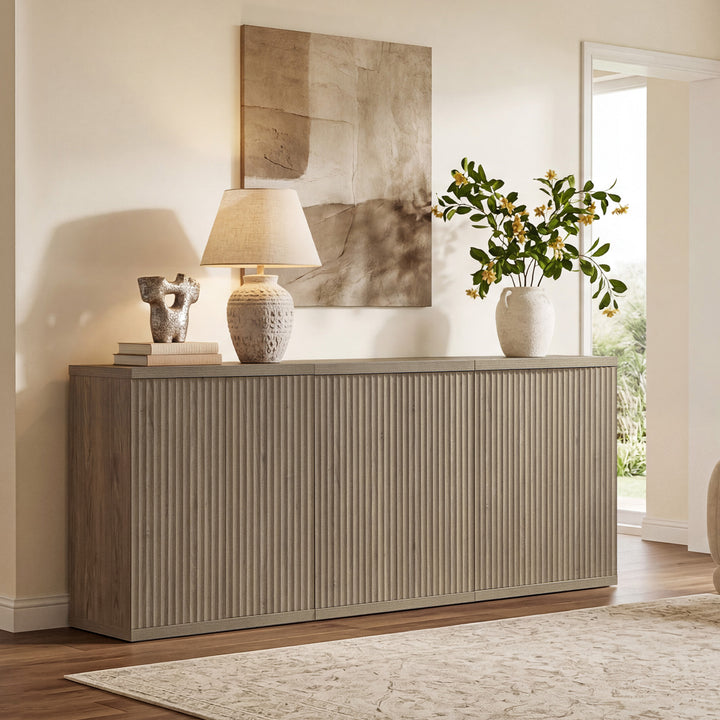 Stria Sideboard Cabinet, Living Room Storage