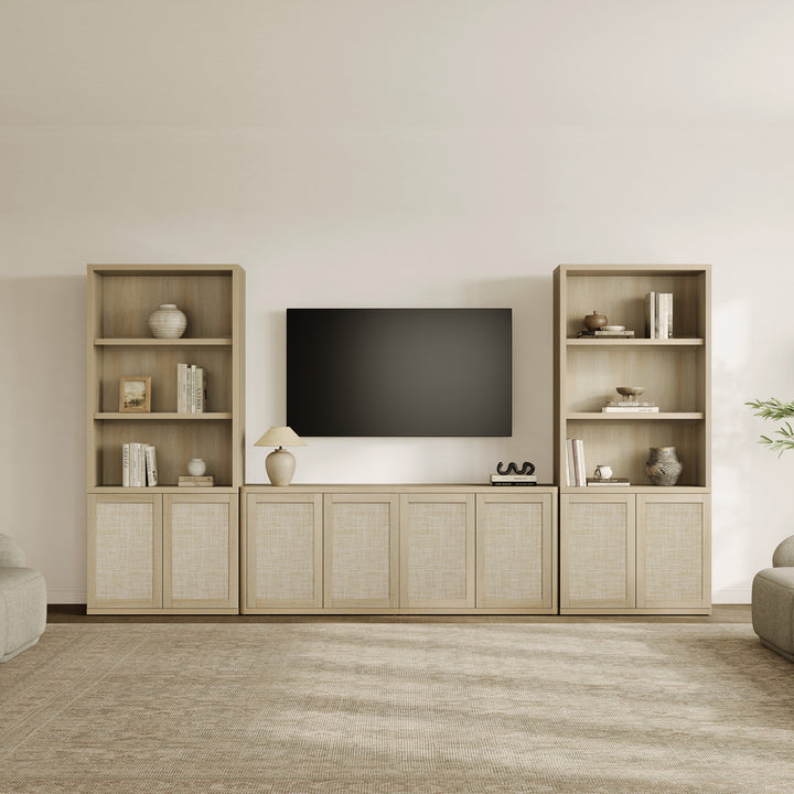 Zura Bookcase with 2 Doors