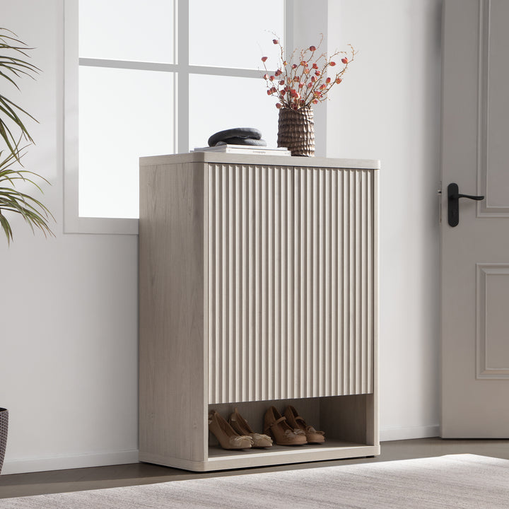 Cas 2-Door Shoe Cabinet, 20 Pairs