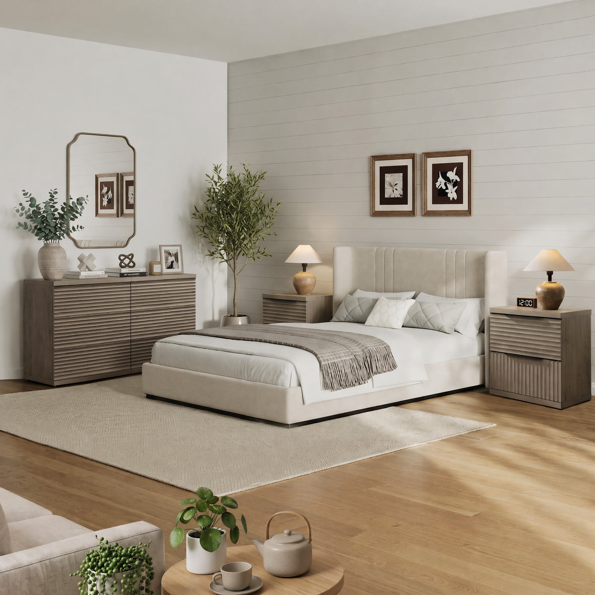 Stria Chest of 6 Drawers Bedroom Sets