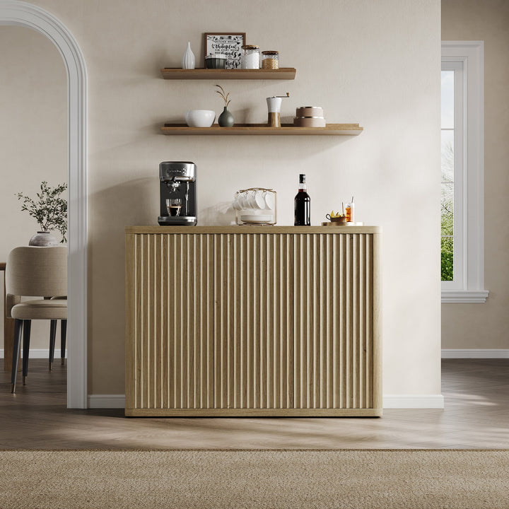 Cas Sideboard Cabinet with 3 Doors, Set of 2