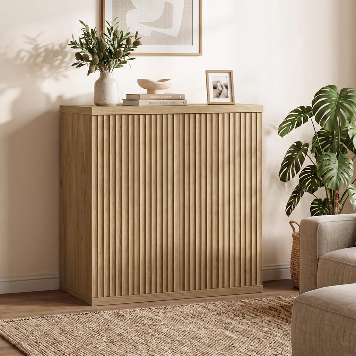 Stria Sideboard Cabinet, Living Room Storage