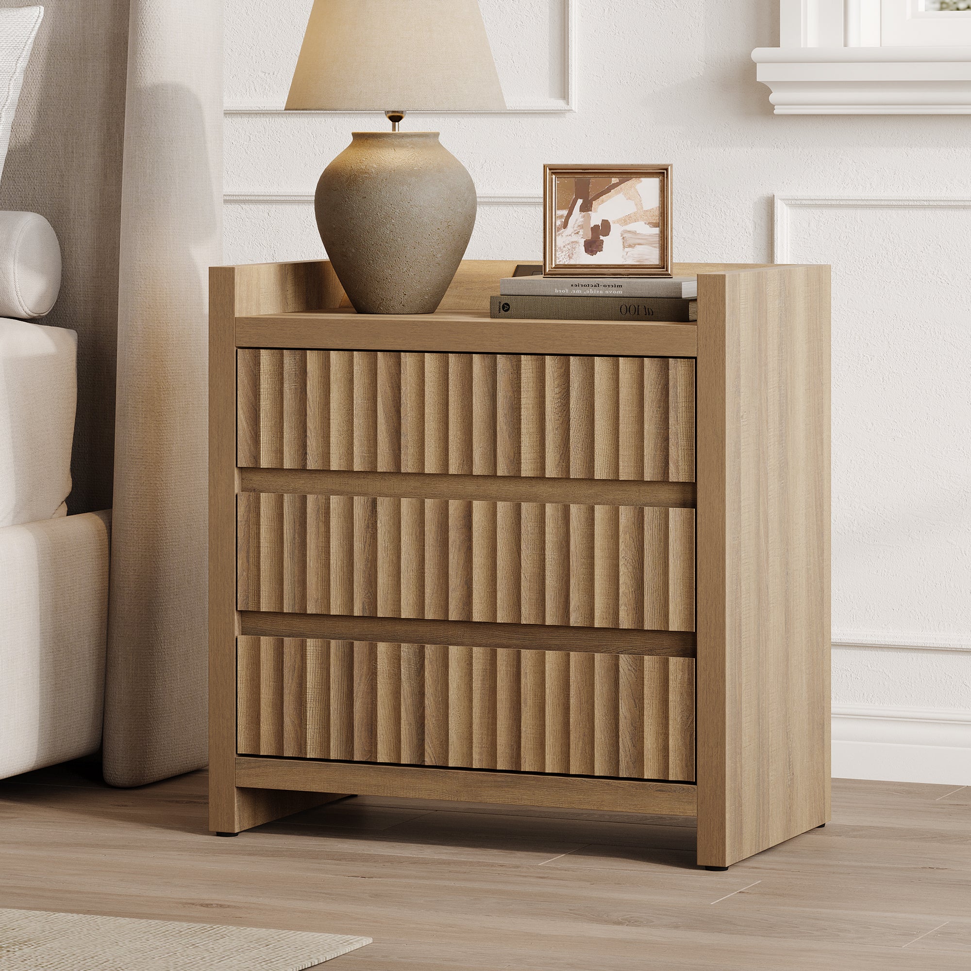 Prelude Large-Size Nightstand with Charger