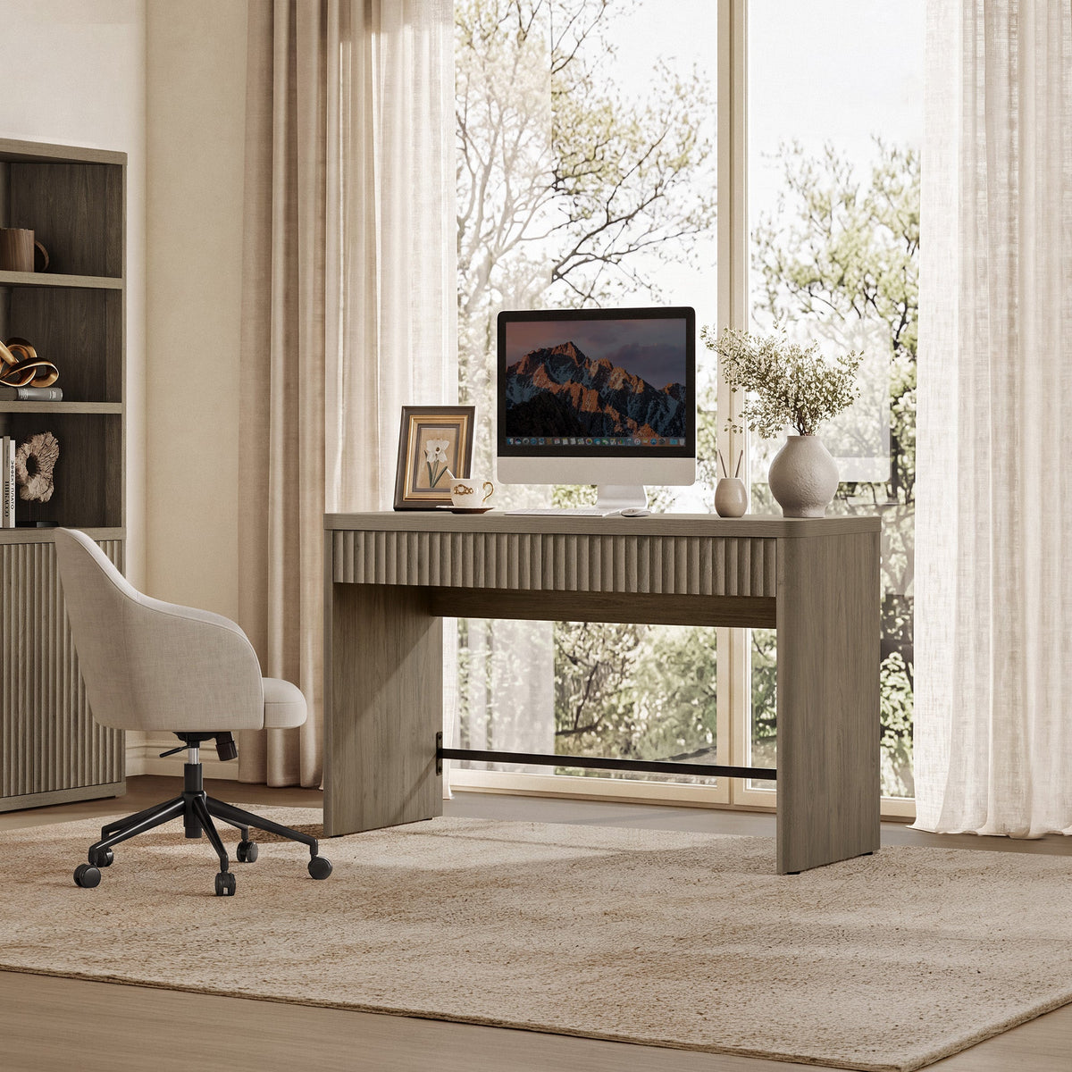 Cas Home Office Desk with 2 Drawers
