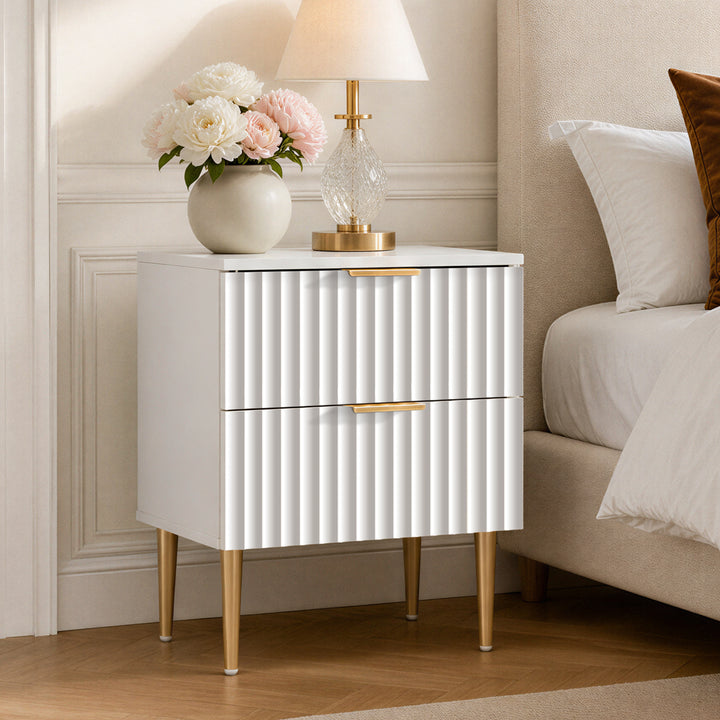 Opus Nightstand with Drawers