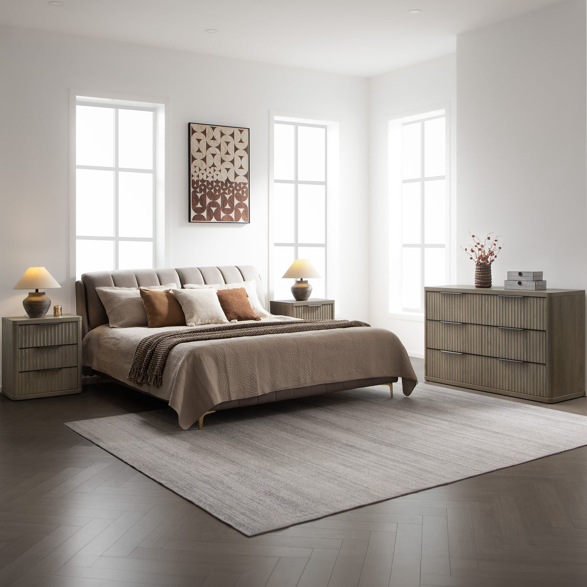 Cas Dresser Set, Black Handle
