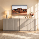 Cas TV Cabinet with 3 Doors, Set of 2
