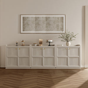 Helio Buffet Cabinet, 33Inch Height, Set of 3