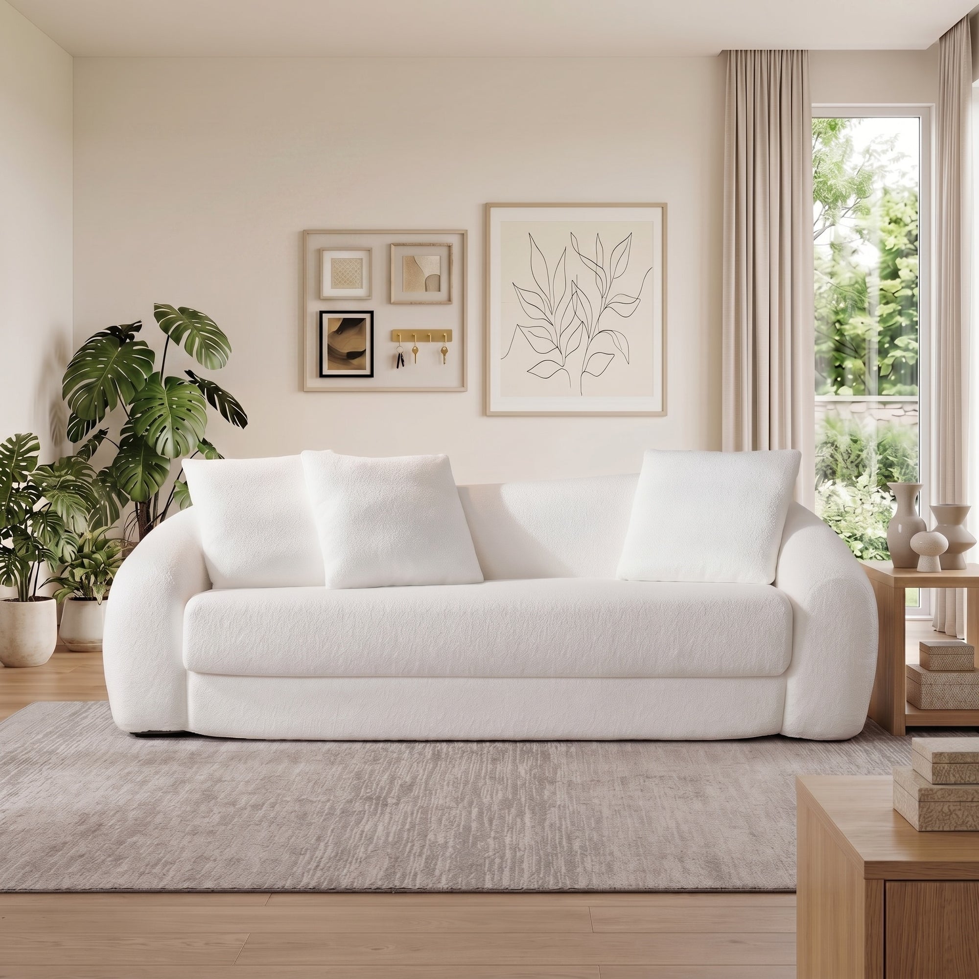 Nimbus White Sofa Couch