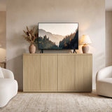Stria Media Console with Storage for 55Inch TV, Set of 2