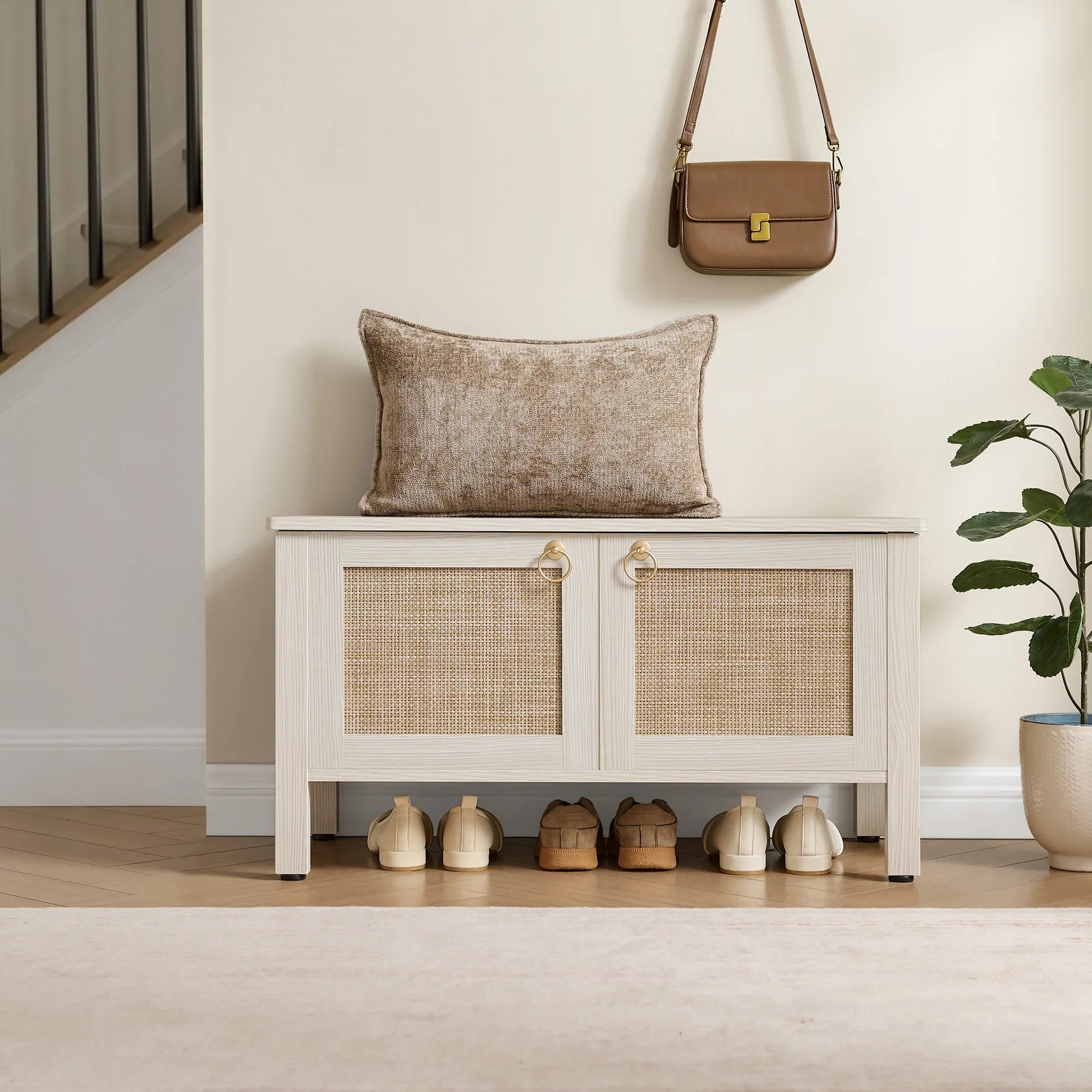 Terra Rattan Shoe Bench