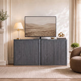 Cas TV Stand with 2 Doors, 34.6Inch Wide, Set of 2