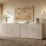 Cas Contemporary Sideboard Cabinet with Storage, Set of 2