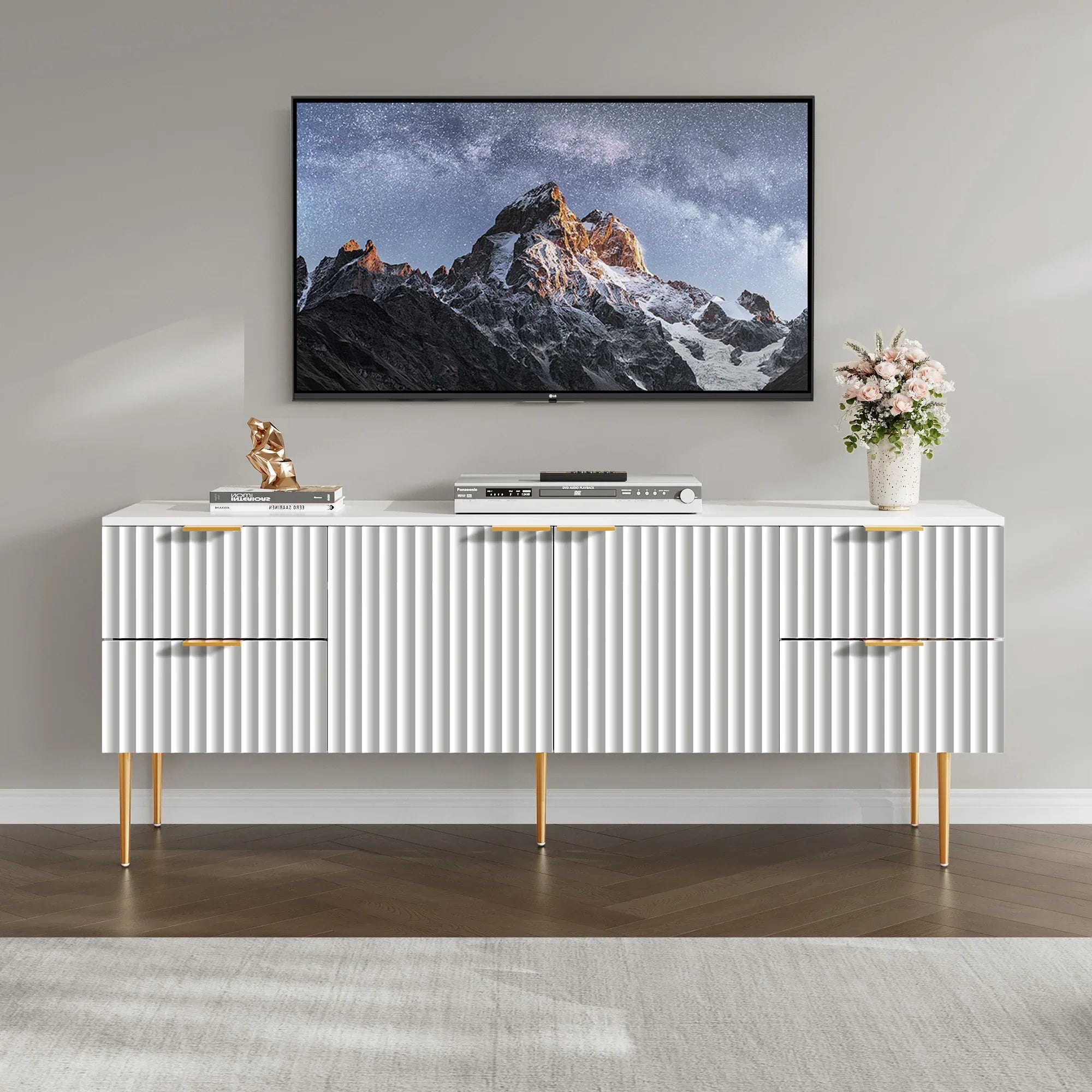 Opus TV Stand, Large Capacity Unit